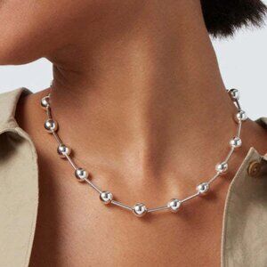 Jenny Bird Celeste Necklace | Silver Dipped Brass